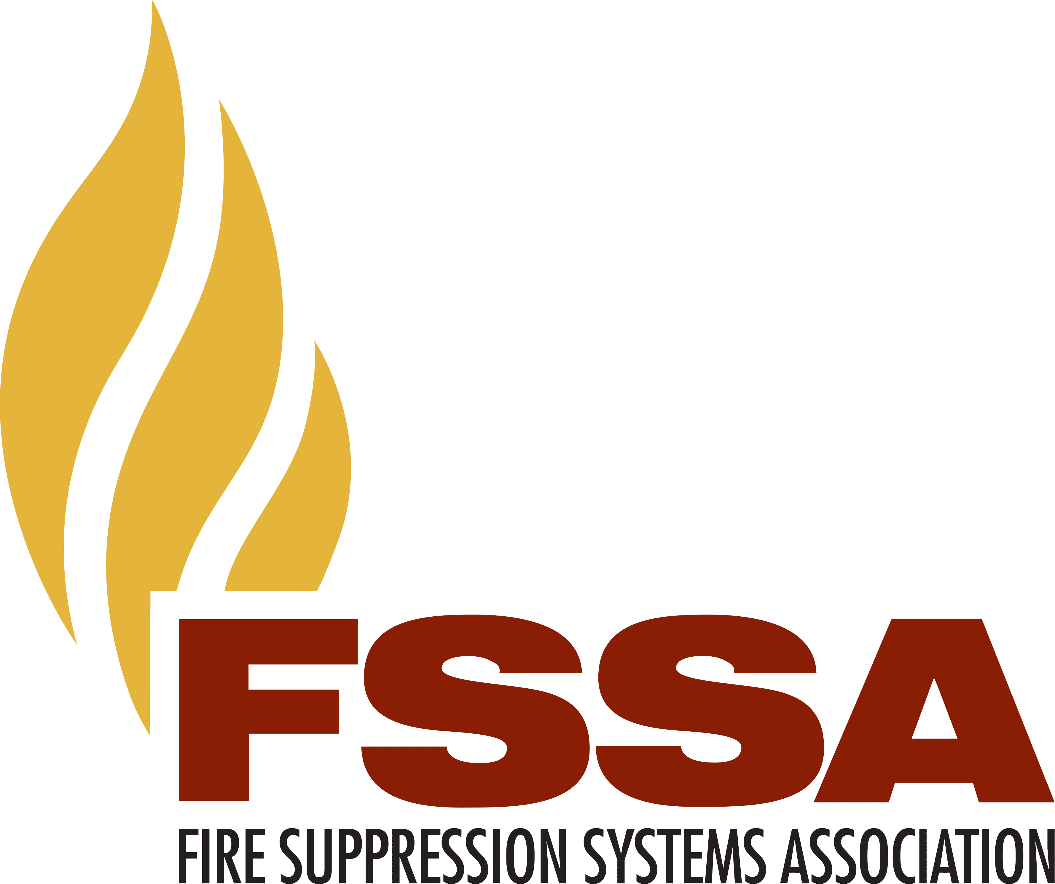 A fire suppression systems association logo.
