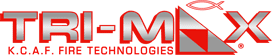 A red and white logo for the f-m technologies.